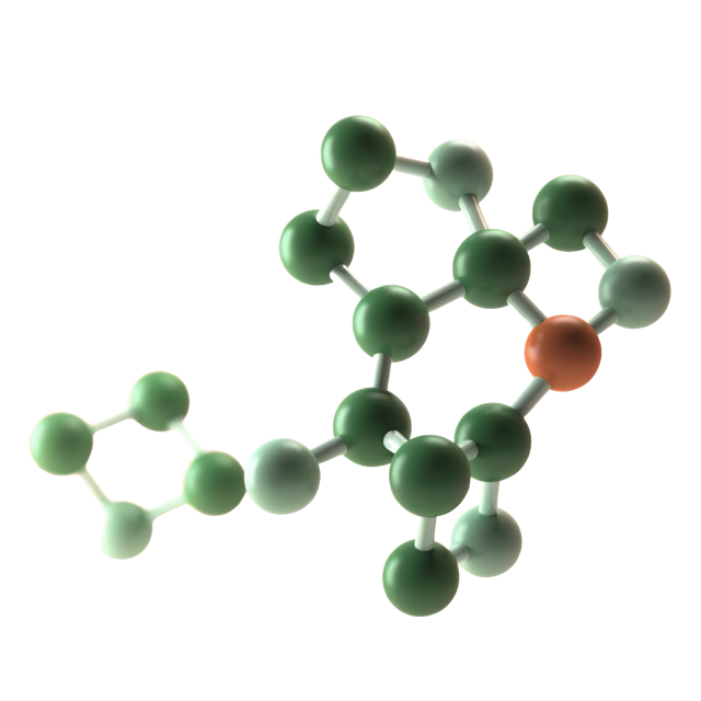Representación molecular de Semaglutide